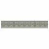 Outlet 😉 Nichetiles Focus Metal Decorative Border Accent Piece Tile Brushed Nickel 2"x12", Set Of 5 🔥