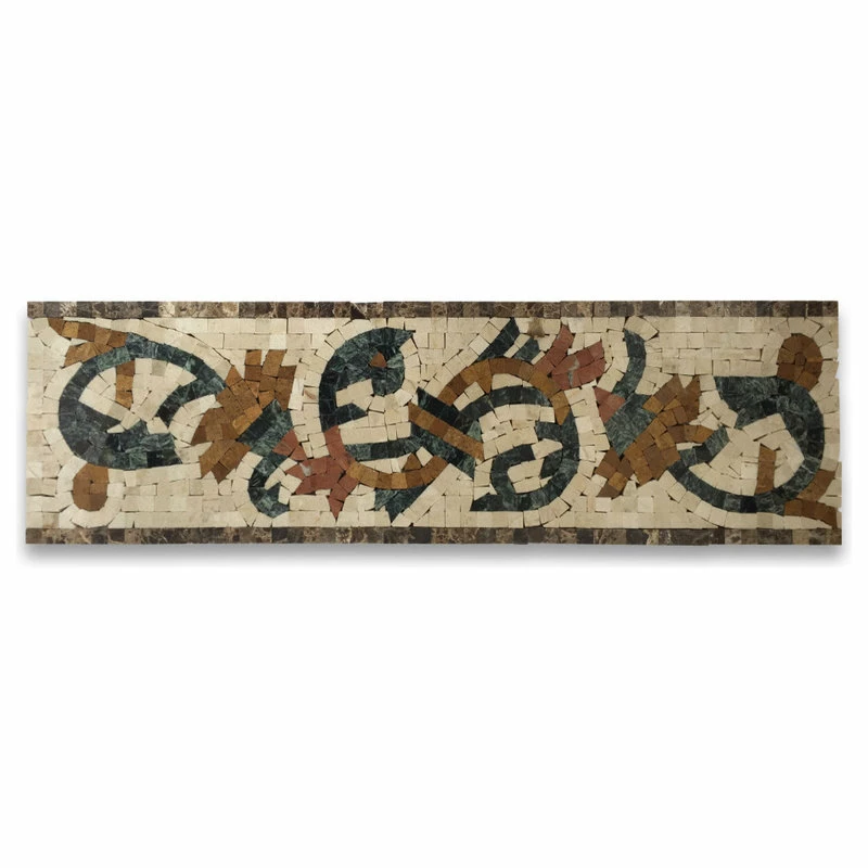 Buy ๐ Stone Center Online Marble Mosaic Border Listello Tile Spring Emperador 5.9x19.7 Polished, 1 Piece โ๏ธ 1 Buy ๐ Stone Center Online Marble Mosaic Border Listello Tile Spring Emperador 5.9x19.7 Polished, 1 Piece โ๏ธ