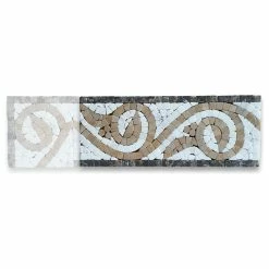 Buy 🔥 Stone Center Online Marble Mosaic Border Bathroom Listello Tile Garden Gold 4x9.8 Tumbled, 1 Piece 🤩 -Fashion Tile Sale 28d1d2ed0a7b71a3 2236 w800 h800 b1 p0