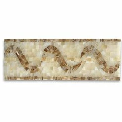 Top 10 ๐ Stone Center Online Mosaic Border Listello Tile Melody Onyx 4.7x13.4 Marble Polished, 1 Piece โญ