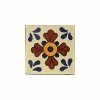 Cheap 👍 Fine Crafts & Imports 4.2x4.2 9 Pcs Blue Seville Talavera Mexican Tile 🔥
