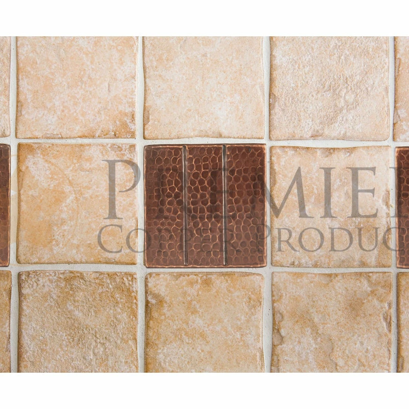 Deals ๐ฅ Premier Copper Products T4DBL 4" X 4" ๐จ Hammered Copper Tile With Linear Design ๐ฅฐ 4 Deals ๐ฅ Premier Copper Products T4DBL 4" X 4" ๐จ Hammered Copper Tile With Linear Design ๐ฅฐ - Image 4