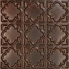 New 🤩 Decorative Ceiling Tiles, Inc. Casablanca, Faux Tin Ceiling Tile, 24"x24", Antique Copper 🛒