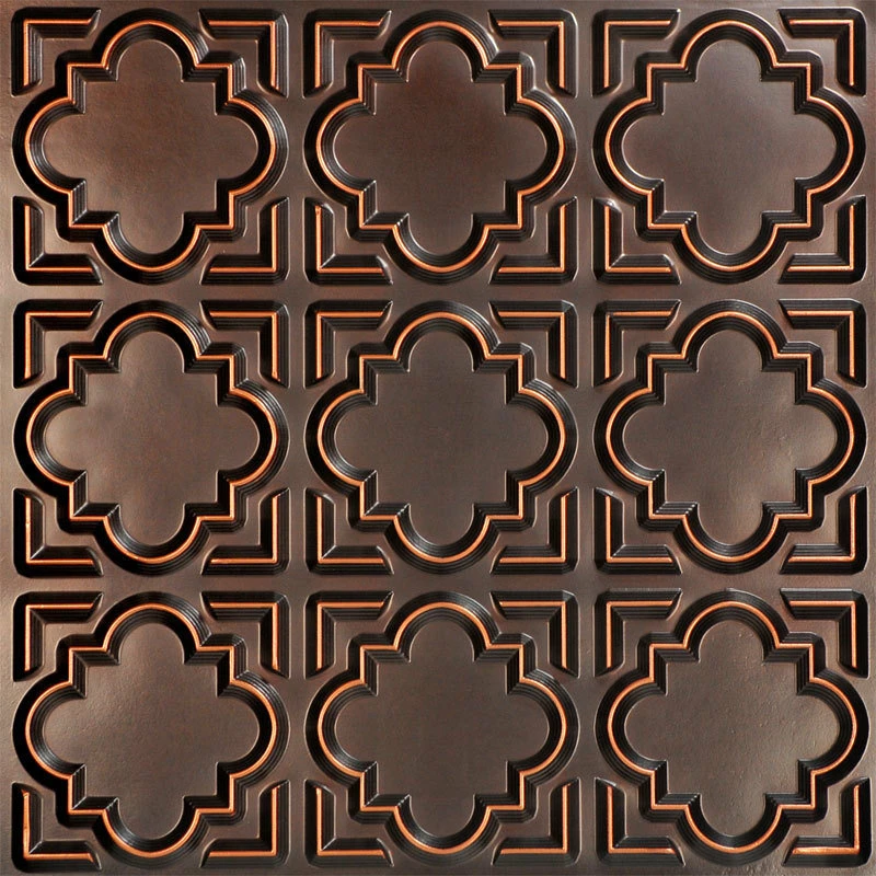 New ๐คฉ Decorative Ceiling Tiles, Inc. Casablanca, Faux Tin Ceiling Tile, 24"x24", Antique Copper ๐ 1 New ๐คฉ Decorative Ceiling Tiles, Inc. Casablanca, Faux Tin Ceiling Tile, 24"x24", Antique Copper ๐