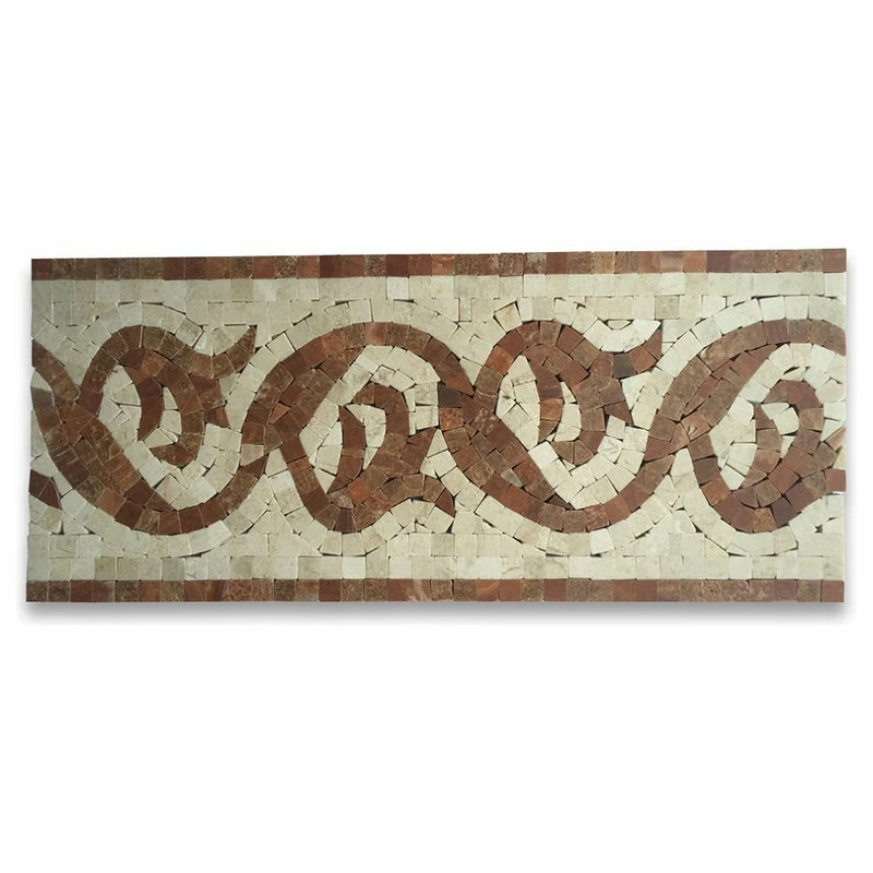 Best deal โ Stone Center Online Marble Mosaic Border Listello Tile Floral Red Wooden 5.9x13.8 Polished, 1 Piece ๐ฅฐ 1 Best deal โ Stone Center Online Marble Mosaic Border Listello Tile Floral Red Wooden 5.9x13.8 Polished, 1 Piece ๐ฅฐ