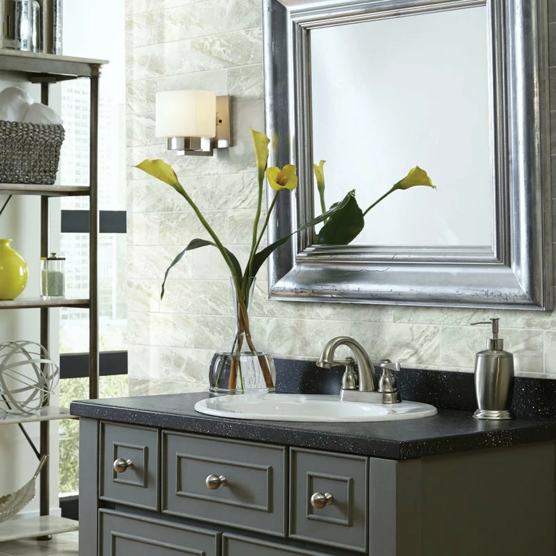 Best Pirce 🧨 Shaw CS35V Casino - 4" X 12" Rectangle Floor Tile - Polished - Stella Argento ❤️ 2 Best Pirce 🧨 Shaw CS35V Casino - 4" X 12" Rectangle Floor Tile - Polished - Stella Argento ❤️ - Image 2