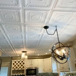 New ✔️ Decorative Ceiling Tiles, Inc. Romanesque Wreath, Styrofoam Ceiling Tile, 20" X 20", #R 47 🎁 -Fashion Tile Sale 76c1369201b33b0b 8858 w800 h800 b0 p0