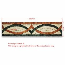 Best reviews of 🛒 Stone Center Online Asterales Red 2.8x11.8 Marble Mosaic Border Listello Tile Polished, 1 Piece 🤩 -Fashion Tile Sale 84f1797c01d50c3c 0558 w800 h800 b1 p0