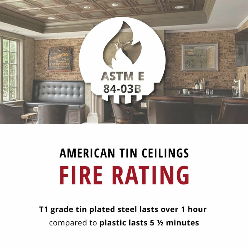 Buy ❤️ American Tin Ceilings Tin Ceiling 5-Pack Kit, 2' X 2', Unfinished Pattern #06 ✨ 5 Buy ❤️ American Tin Ceilings Tin Ceiling 5-Pack Kit, 2' X 2', Unfinished Pattern #06 ✨ - Image 5