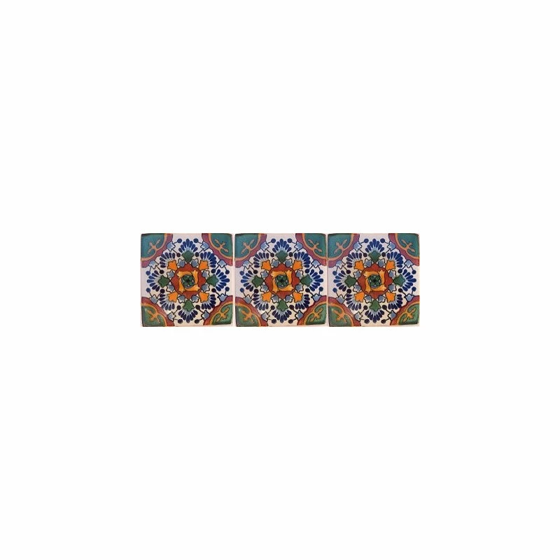 Cheapest ๐ Fine Crafts & Imports 6x6 4 Pcs Gerona Talavera Mexican Tile ๐ฏ 3 Cheapest ๐ Fine Crafts & Imports 6x6 4 Pcs Gerona Talavera Mexican Tile ๐ฏ - Image 3