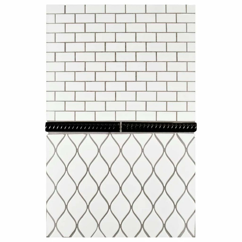 Best Pirce ๐ฅฐ Merola Tile Trenza Moldura Ceramic Rope Pencil Wall Trim Tile, Nero ๐ฏ 4 Best Pirce ๐ฅฐ Merola Tile Trenza Moldura Ceramic Rope Pencil Wall Trim Tile, Nero ๐ฏ - Image 4