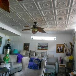 New ✔️ Decorative Ceiling Tiles, Inc. Romanesque Wreath, Styrofoam Ceiling Tile, 20" X 20", #R 47 🎁 -Fashion Tile Sale ec2129ca018bae45 6265 w800 h800 b0 p0