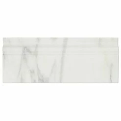 Best Sale 😉 Oracle Tile And Stone Calacatta Gold Italian Calcutta Marble Polished Baseboard Trim 🌟