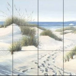 Brand new ✨ The Tile Mural Store (USA) Tile Mural, Beach Walk By Mary Erickson 🔥