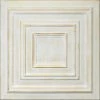 Best Pirce 🌟 Euro-Deco 19.6"x19.6" Styrofoam Glue Up Ceiling Tiles R33 White Satin Washed Gold ❤️