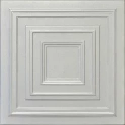 Best Sale 🎉 Euro-Deco 19.6"x19.6" Styrofoam Glue Up Ceiling Tiles R33 Platinum 🎉