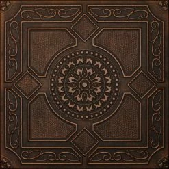 Cheapest 😉 Euro-Deco 19.6"x19.6" Styrofoam Glue Up Ceiling Tiles R30W, Black Bronze ❤️