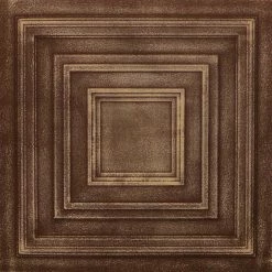 Best reviews of 🎉 Euro-Deco 19.6"x19.6" Styrofoam Glue Up Ceiling Tiles R33, Brown Beige 💯