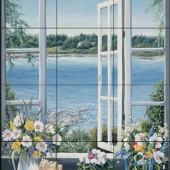 Top 10 😍 The Tile Mural Store (USA) Tile Mural, A Breeze Off The Ocean By Barbara Felisky ⌛