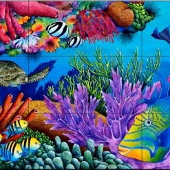 Flash Sale 👍 The Tile Mural Store (USA) Tile Mural, Hide And Seek By Carolyn Steele 🧨