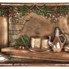 New ⌛ Design Tuscany Olives And Cheese Backsplash Mural, Copper 🔥
