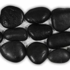 Flash Sale 👏 Faber Cnk Stone Polished Black Pebble Tile Border 👍