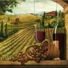 Hot Sale 💯 The Tile Mural Store (USA) Tile Mural, Vineyard Window I By Janet Stever 🥰