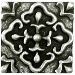 Buy ⭐ Compliments Accessories Fresco Tile, Pewter, 1x1" 😉
