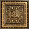 Deals ⭐ Decorative Ceiling Tiles, Inc. La Scala - Faux Tin Ceiling Tile - 24"x24" - #223, Antique Gold 🌟