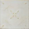 Top 10 😉 Euro-Deco 19.6"x19.6" Styrofoam Glue Up Ceiling Tiles R41 White Satin Washed Gold 👍