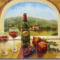 Outlet 💯 Artwork On Tile Ceramic Tile Mural Backsplash ❤️