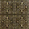 Buy 🛒 Decorative Ceiling Tiles, Inc. Wrought Iron, Faux Tin Ceiling Tile, Glue Up, 24"x24", #205, Antique Gold 🛒